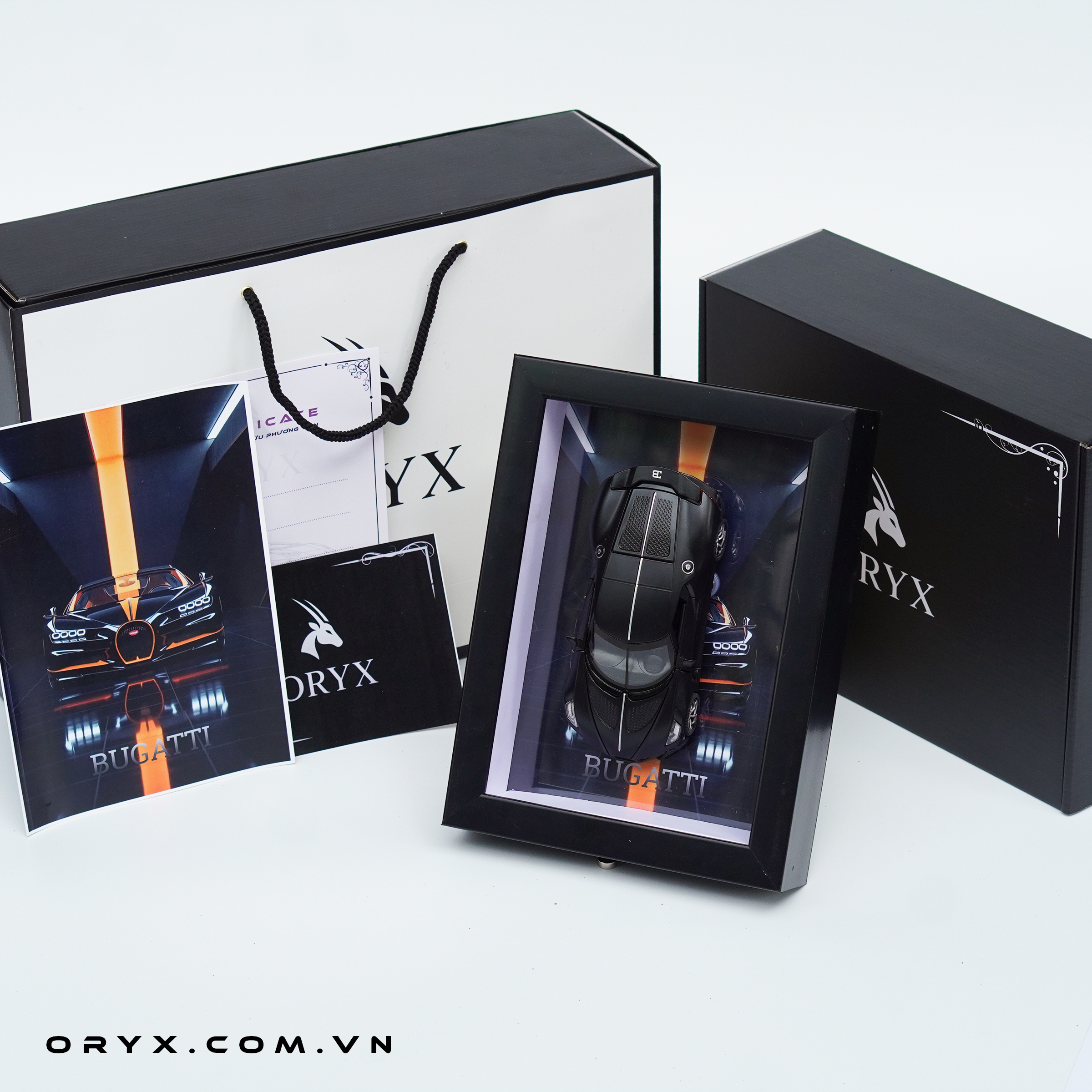 Bugatti La Voiture Noire đen nhám 3d