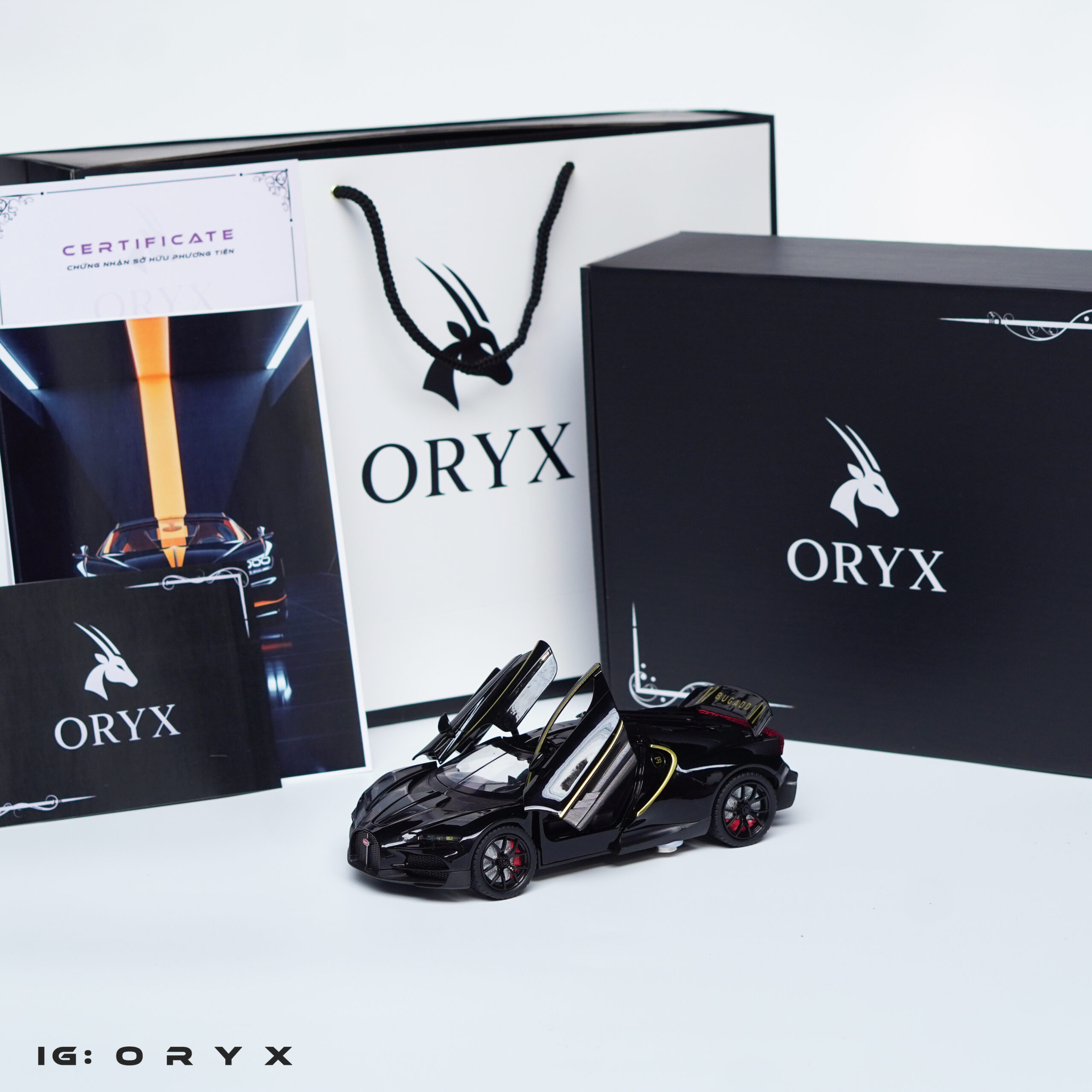 bugatti tourbillon đen bóng