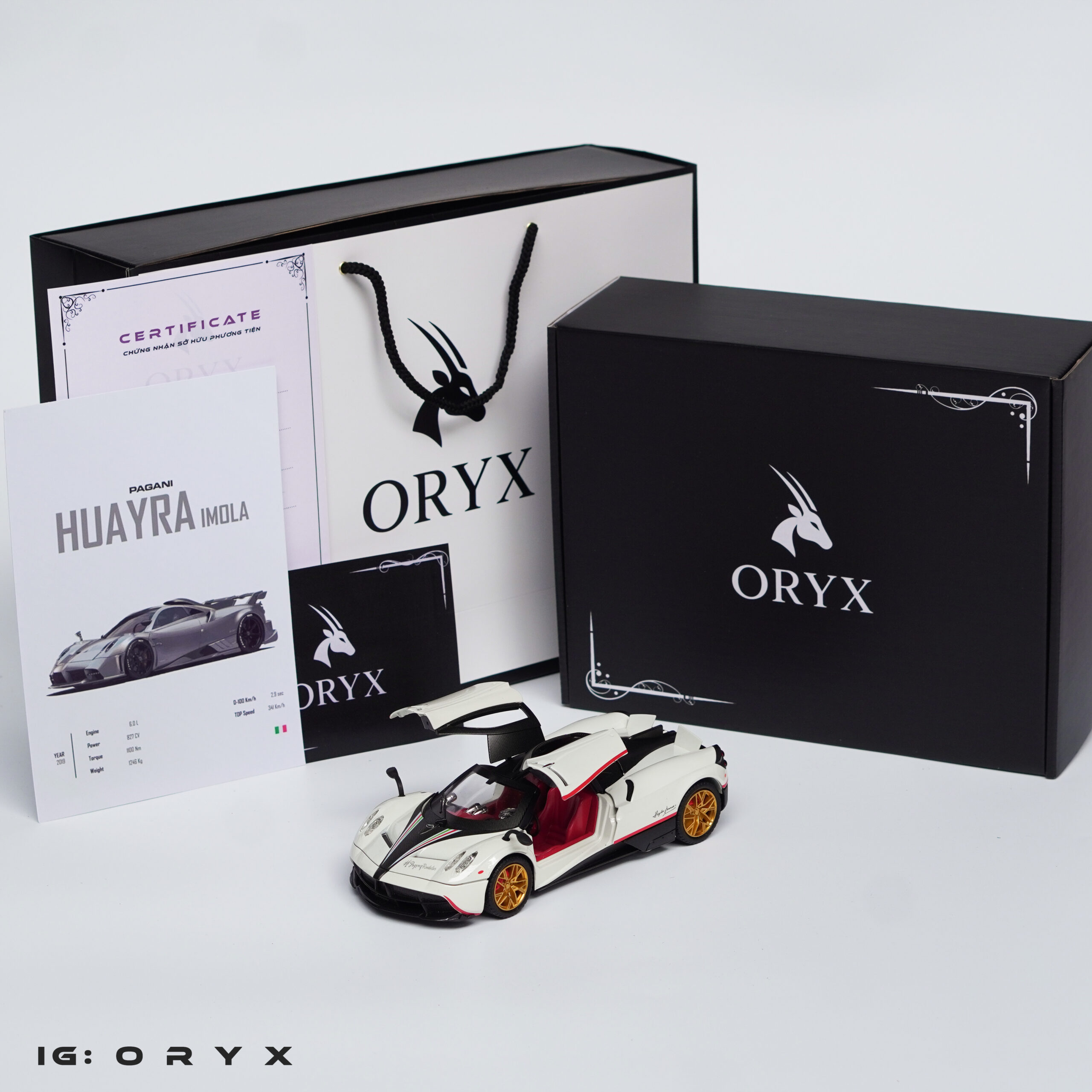 pagani huayra trắng 2