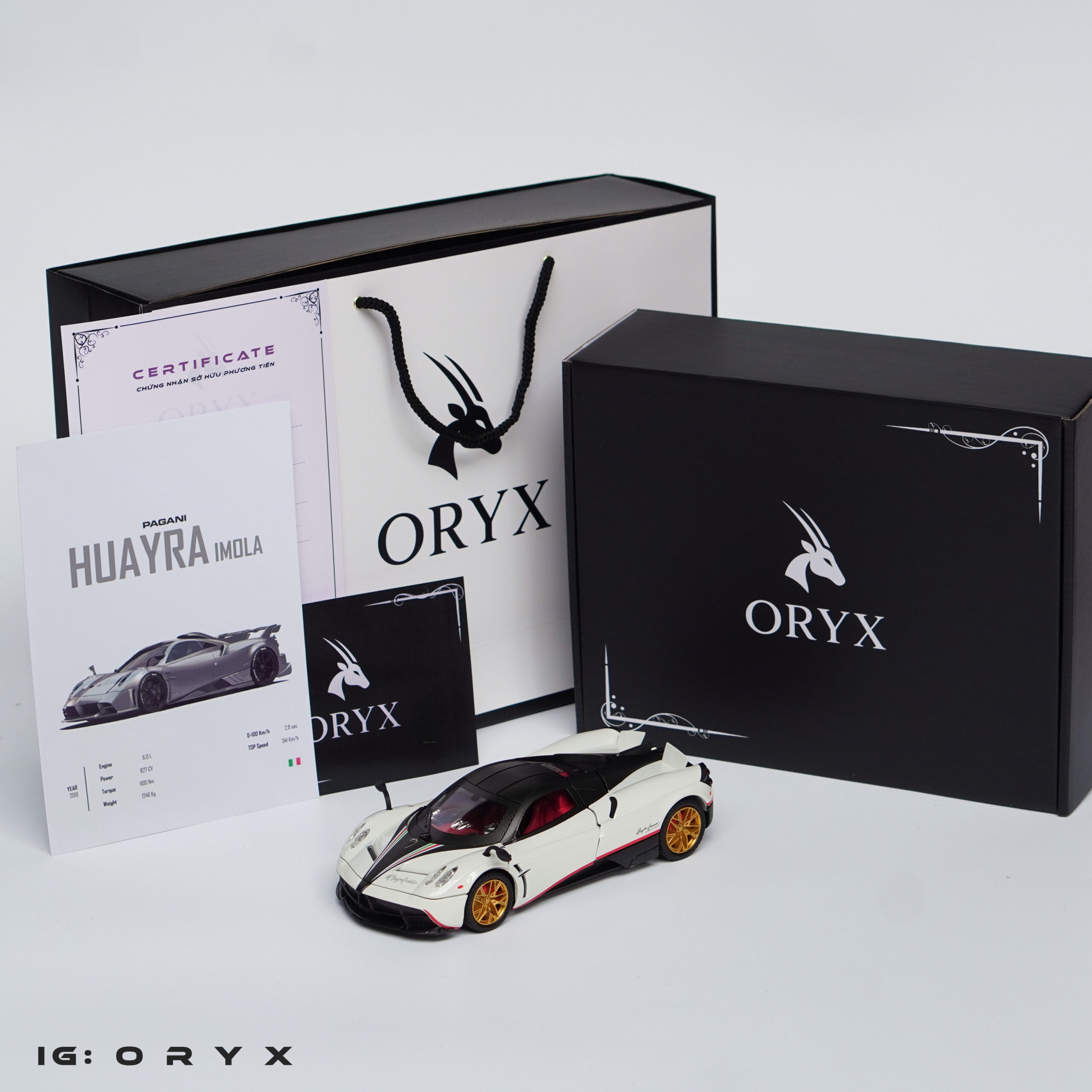 pagani huayra trắng 3